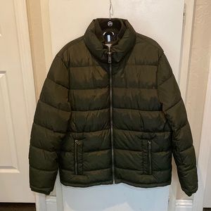 NWOT Cole Haan Men’s Puffer Jacket (M) Olive Green